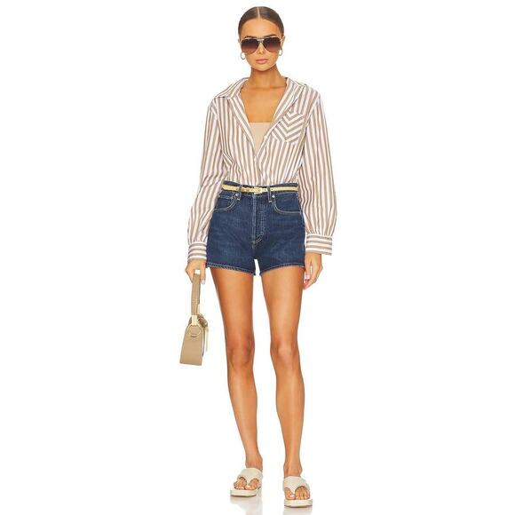 Citizens of Humanity Marlow High Rise Relaxed Vintage Shorts in Schnapps 30 US10 - Picture 1 of 5